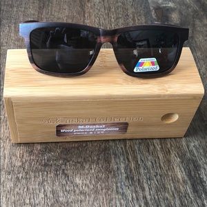 Men women wooden sunglasses Polaroids handmade.